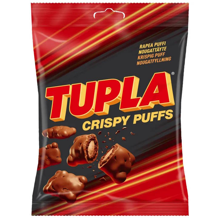 Tupla Crispy Puffs 170 g karkkipussi - Makeiset ja naposteltavat - 6420256015728 - 1