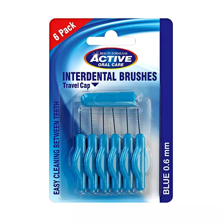 HAMMASVÄLIHARJAT 6KPL 0,6MM - Hammasharjat - 5012251011358 - 1