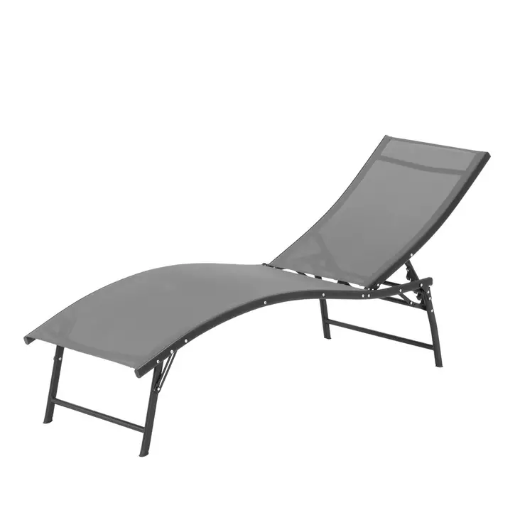 Aurinkotuoli Alicante harmaa - Aurinkotuolit ja lepotuolit - 6410416551678 - 1