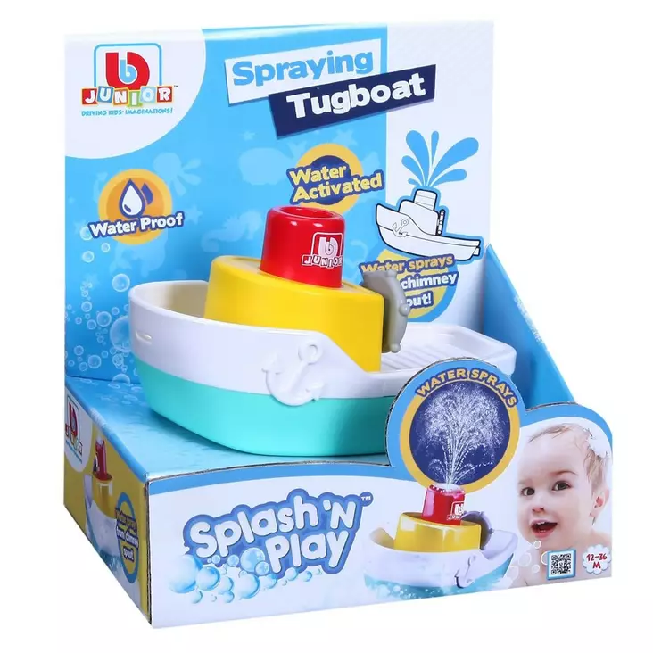 BB Junior vettä ruiskuttava hinaaja - Leluajoneuvot - 4893998890038 - 1