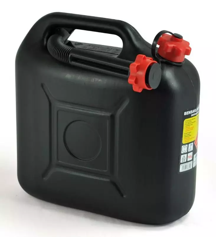 Bensakannu 10 plastex varakanisteri polttoaine - Polttoainekanisterit - 6416061737108 - 1