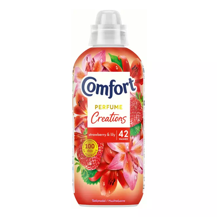 Comfort huuhteluaine Strawberry 762ml - Huuhteluaineet ja pyykkietikat - 8720181638688 - 1
