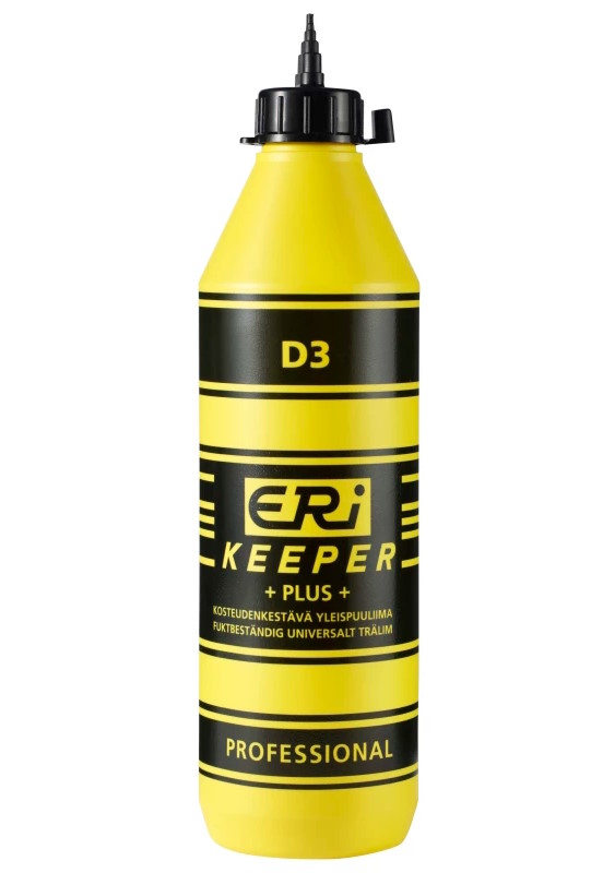 Eri Keeper Plus D3 on vahva, kosteudenkest=C3=A4v=C3=A4 vesiohenteinen=
 puuliima. - Puuliimat - 7311980136188 - 1