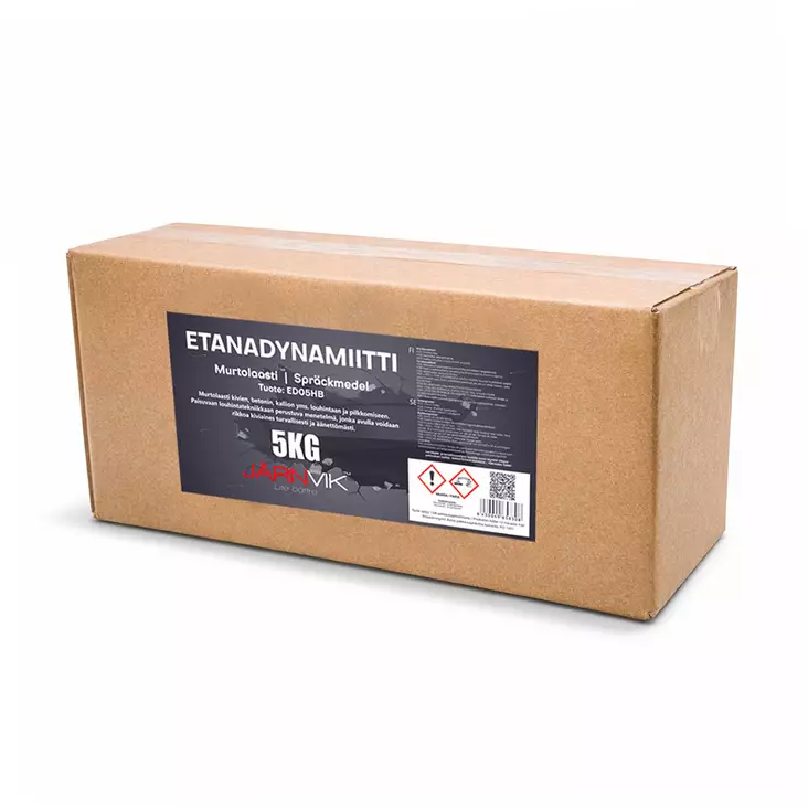 Etanadynamiitti Järnvik 5 kg laatikko - Betonit, sementit ja laastit - 6430049658308 - 2