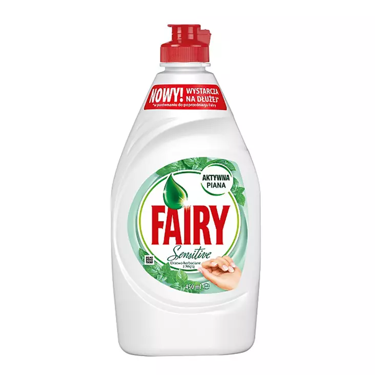 FAIRY 450ML SENSITIVE Tea tree & minttu - Käsitiskiaineet - 4015400956358 - 1