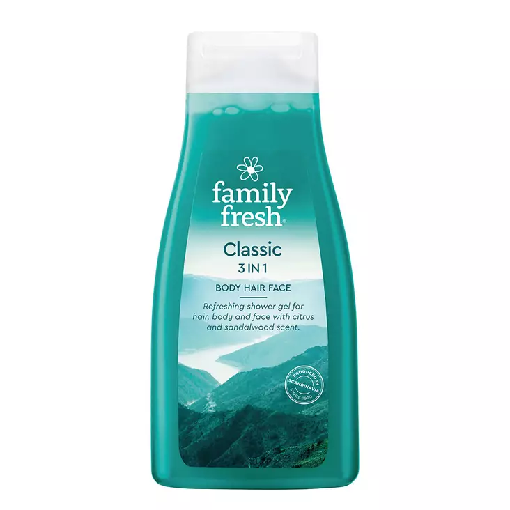 SS FAMILY FRESH 500ML CLASSIC 3IN1 SIN. - Suihkusaippuat ja suihkugeelit - 7310610024888 - 1