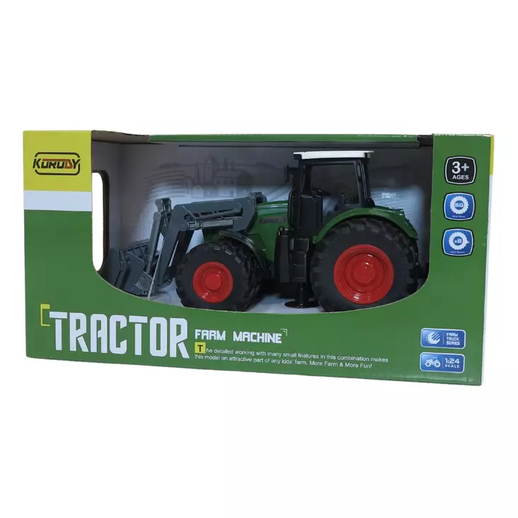 Traktori työntökauhalla Farm World - Leluajoneuvot - 6438484012488 - 1