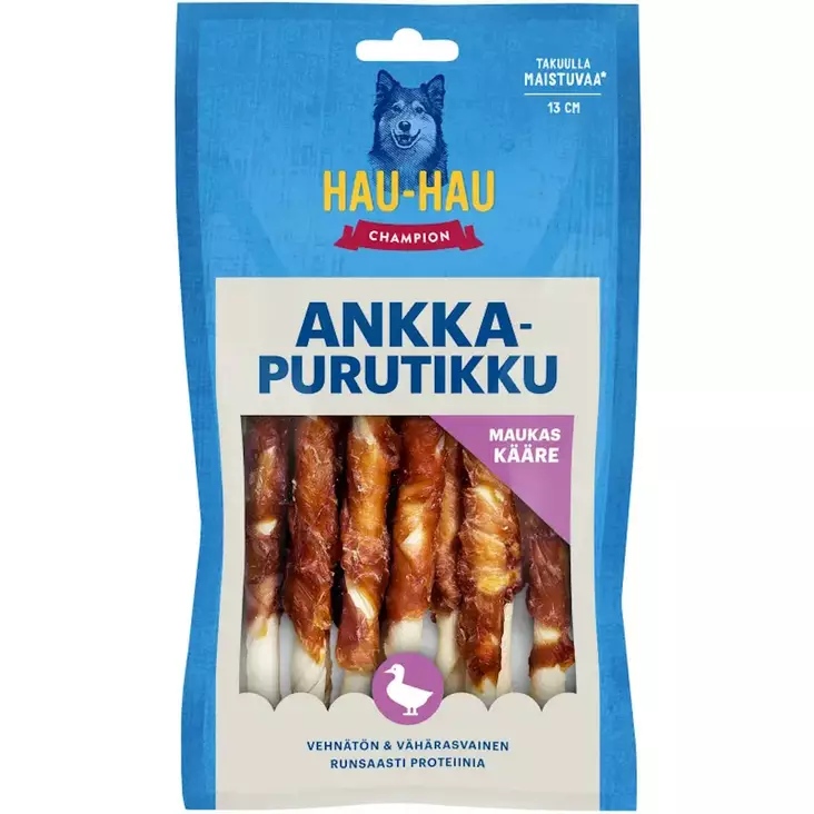HAU-HAU ANKKAPURUTIKKU 100G - Koiranruoat ja herkut - 6430056881058 - 1