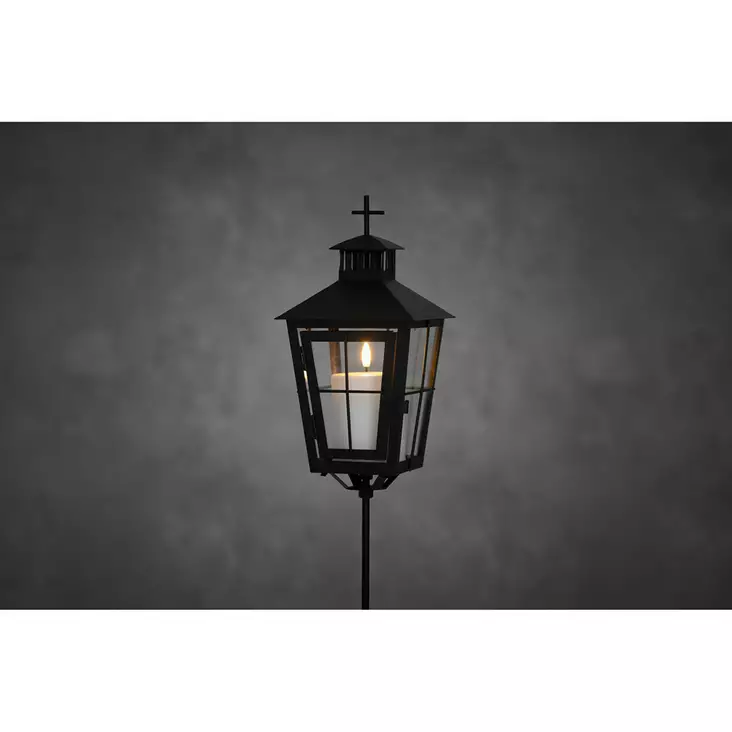 Hautalyhty 3D LED-kynttilällä - Hautalyhdyt ja lyhtykoukut - 6410416562988 - 1