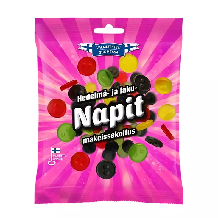 HEDELMÄ-LAKUNAPPI 110G - Makeiset ja naposteltavat - 6430050765538 - 1