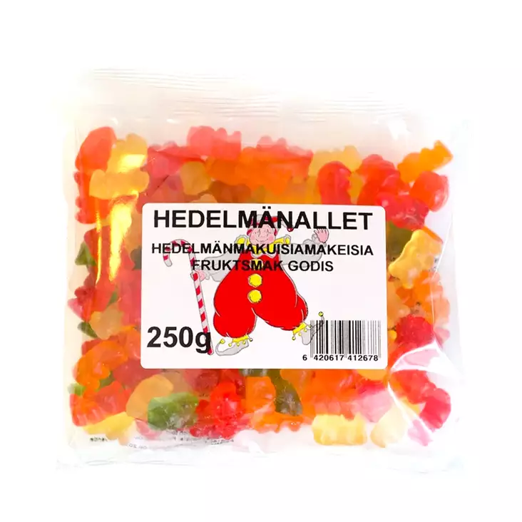 HEDELMÄNALLET 250G - Makeiset ja naposteltavat - 6420617412678 - 1