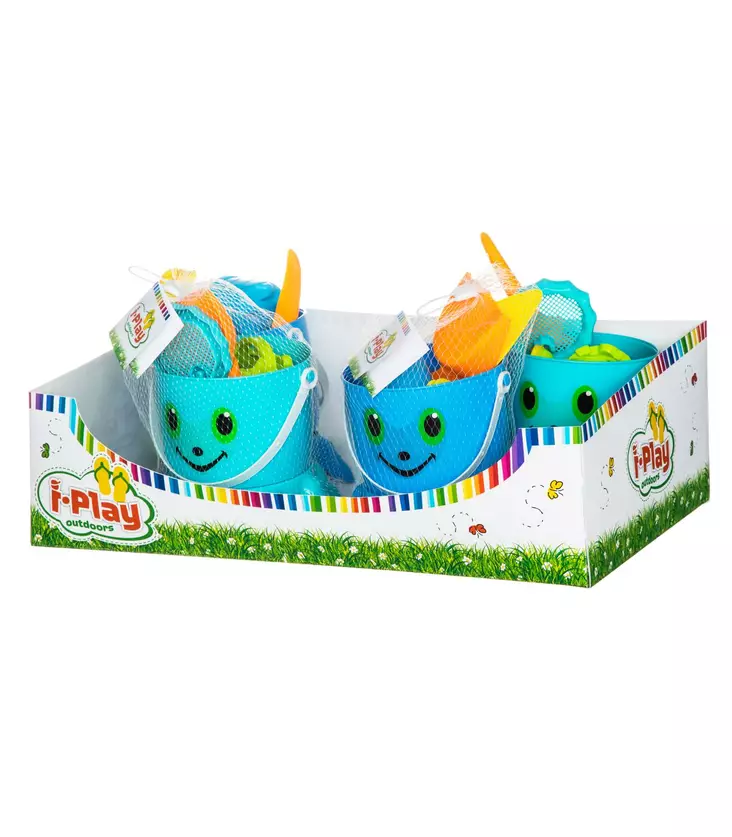 HIEKKALELUSETTI MUSTEKALA 7-OSAA LAJITEL - Hiekkalelut - 6410413165748 - 1