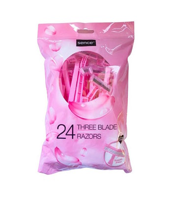 H=C3=B6yl=C3=A4 naisille 24kpl Sencebeauty - Karvahöylät ja vaihtoterät - 8720604314168 - 1