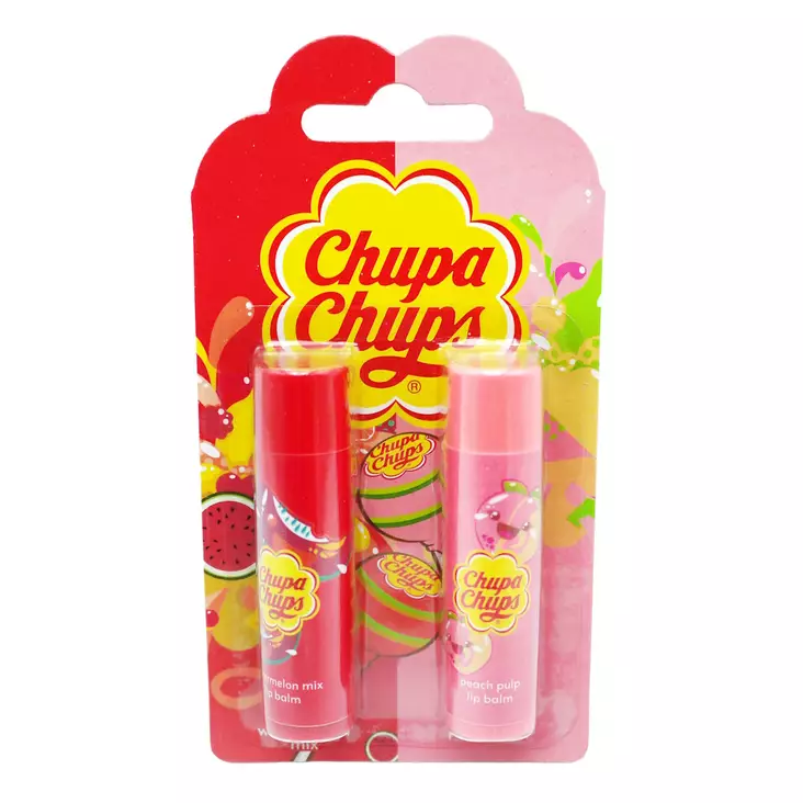 Huulivoide Chupa Chups persikka ja vesimeloni - Huulivoiteet - 5013692270328 - 1