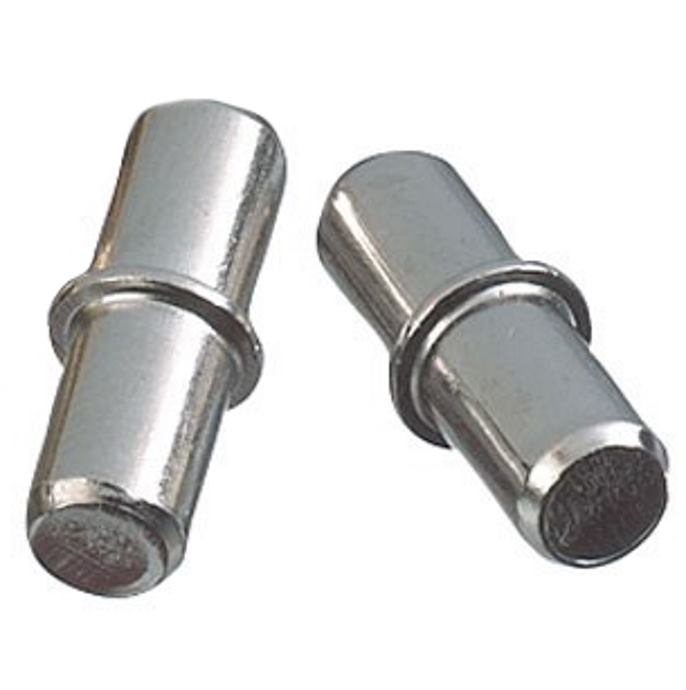 HYLLYNKANNATIN 5/6MM METALLINEN 12KPL - Hyllynkannattimet ja seinäkiskot - 6438417018488 - 1