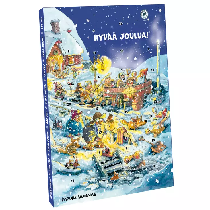 Joulukalenteri Mauri Kunnas 65g - Elintarvikkeet joulu - 6420224008998 - 1