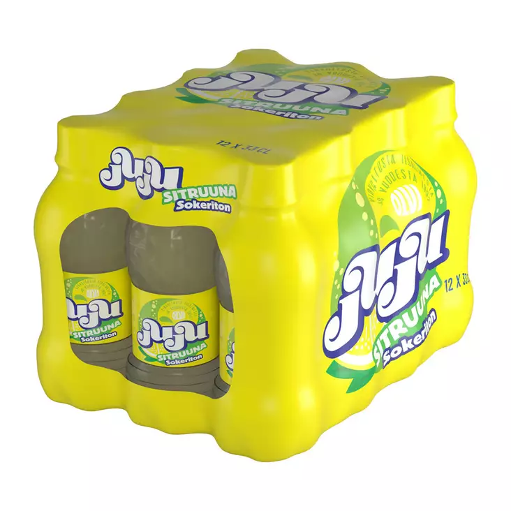 OLVI Juju Sitruuna Sokeriton 12x0,33L - Juomat - 6419806045018 - 1