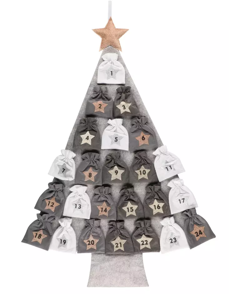 KALENTERIPUU 117CM WINTERIA - Joulukoristetekstiilit - 6410413317208 - 1