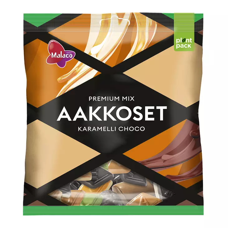 MALACO AAKKOSET 290G KARAMELLI CHOKO - Makeiset ja naposteltavat - 6420256016268 - 1