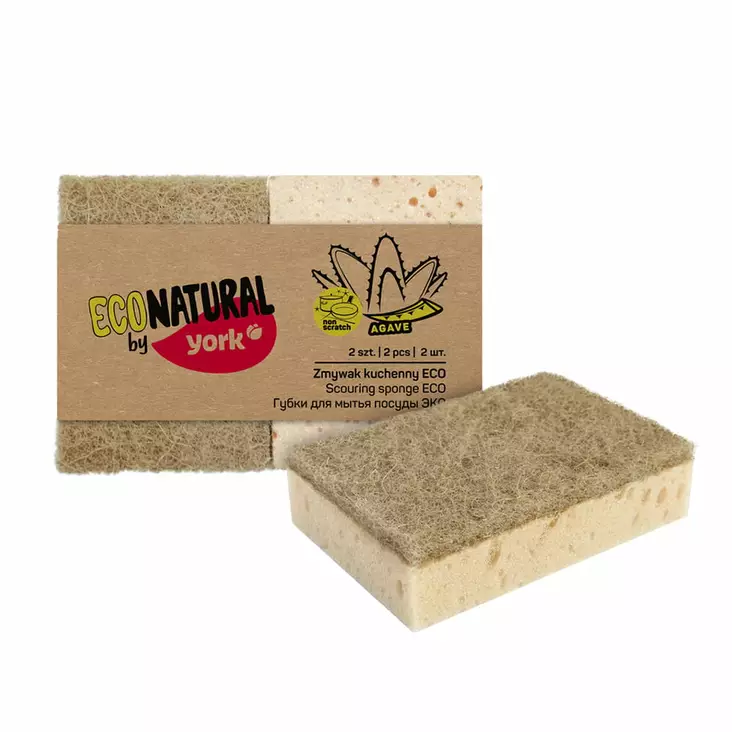 Keittiön hankaussieni ECO 10x7 cm 2 kpl - Hankaussienet ja ihmesienet - 5903355167938 - 1