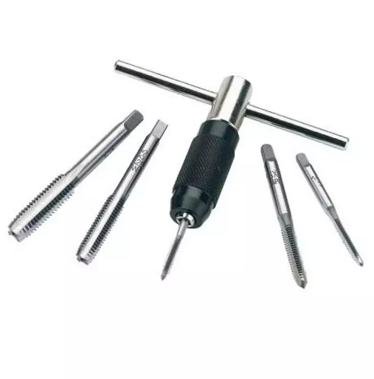 Kierretappisarja 6-osainen vääntimellä - Kierrepakat, kierretapit ja vääntimet - 6430032155548 - 1