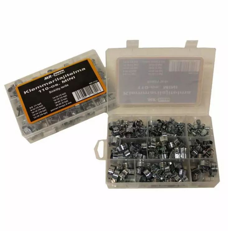 Klemmarilajitelma 110-os. mini - Letkut ja letkunkiristimet - 6430032156118 - 1
