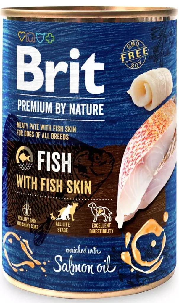 KOIRANRUOKA BRIT PREMIUM KALA-KALANNAHKA 400G - Koiranruoat ja herkut - 8595602538058 - 1