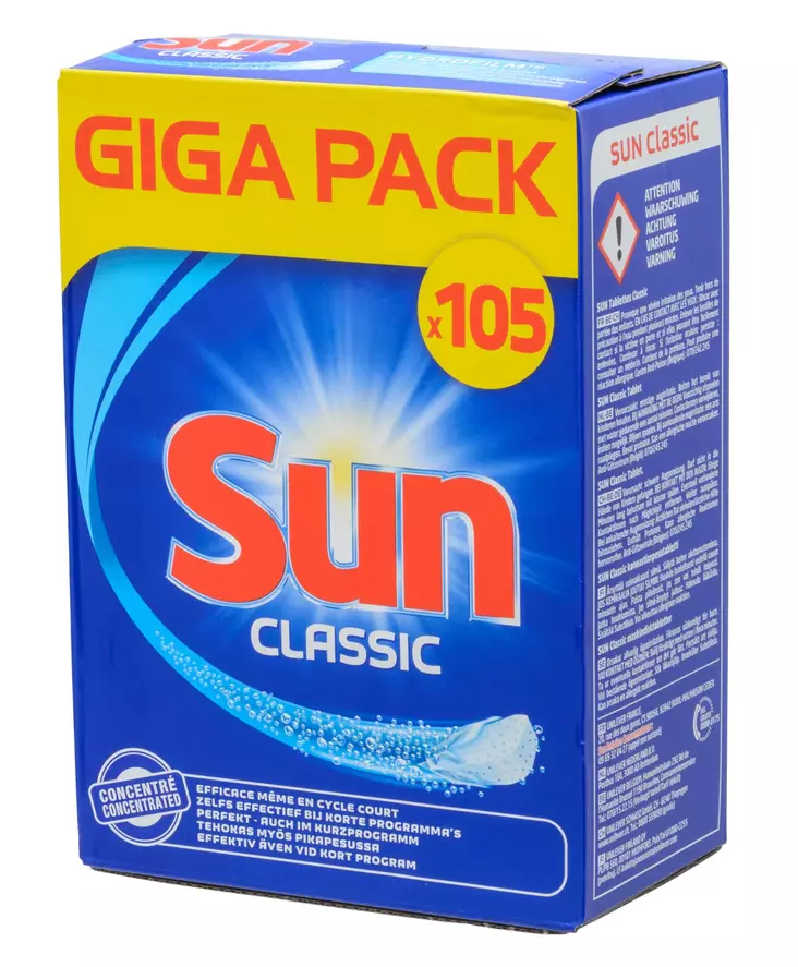 KONETISKITABLETTI 105KPL SUN CLASSIC GIGAPACK - Konetiskiaineet - 8718114332628 - 1