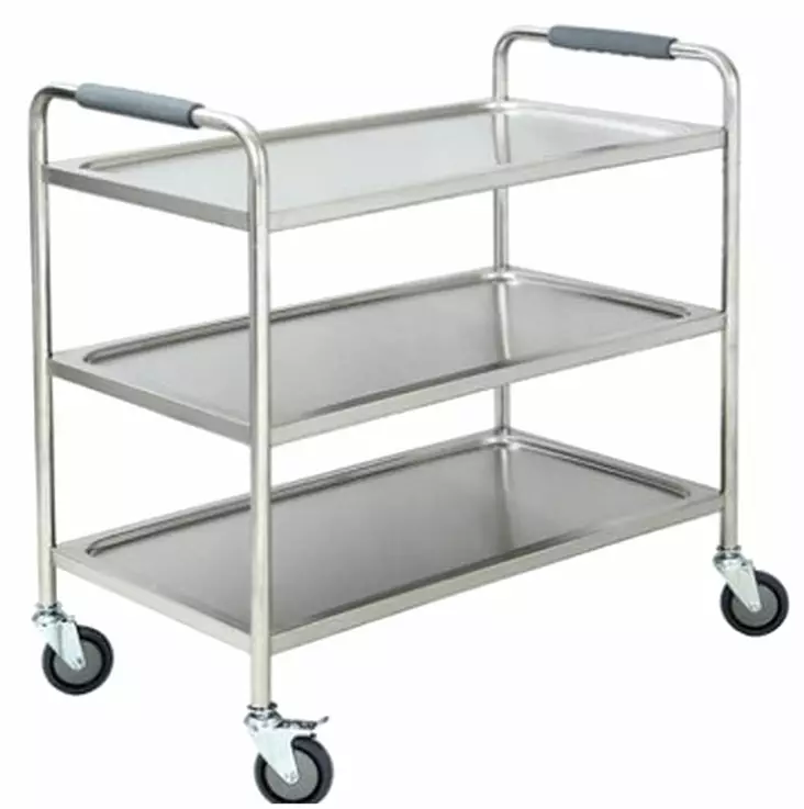 KULJETUSKÄRRY 3-TASOINEN RST - Suurtalouskeittiö - 6438417039018 - 1