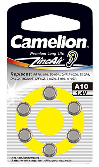 KUULOKOJEPARISTOT 6KPL A10 HUOM PÄIVÄYS! - Kuulokojeparistot - 4260033151988 - 1