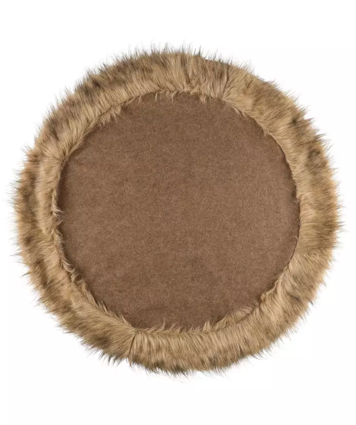 KUUSENALUSMATTO RUSKEA TURKISREUNALLA - Joulukoristetekstiilit - 6410413209718 - 1