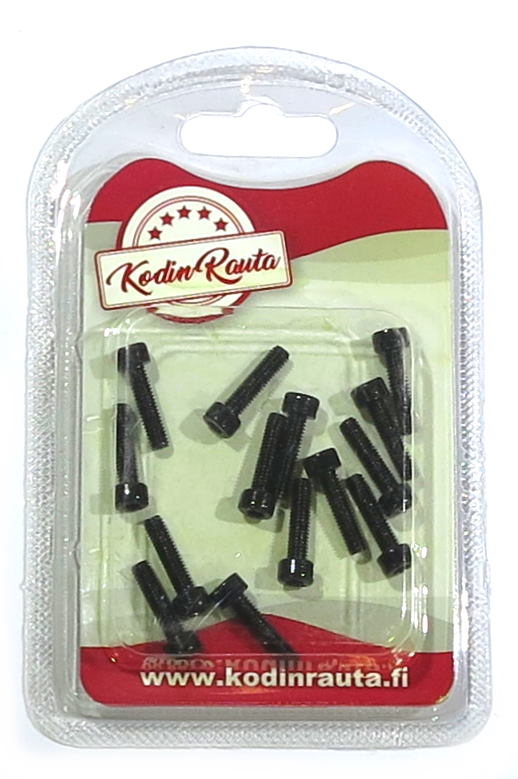 kuusiokolopultti 4x16mm 15kpl - Pultit ja mutterit - 6438417017788 - 1