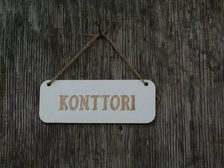KYLTTI Konttori valk - Kyltit ja avaimenperät - 6430077570108 - 1