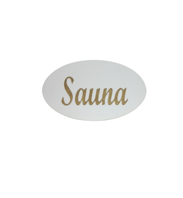 kyltti sauna valkoinen - Kyltit ja avaimenperät - 6430077570948 - 1