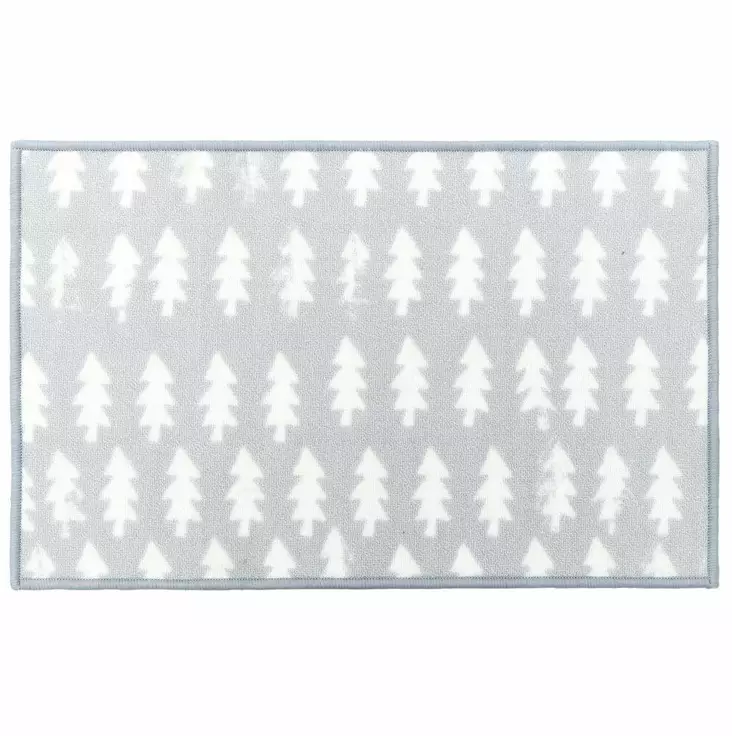 Kynnysmatto Kuusimetsä 50x80 cm harmaa - Kynnysmatot - 6410413094048 - 1