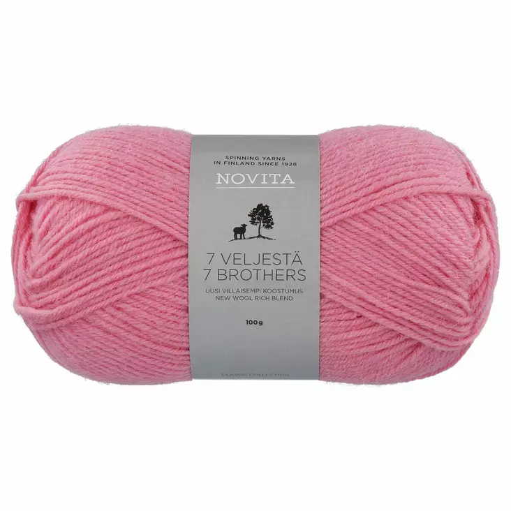 Novita 7 veljest=C3=A4 karamelli 510 - Sukkalangat - 6412618202808 - 1