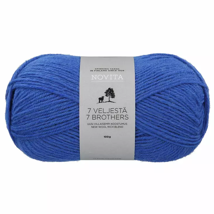 Novita 7 veljest=C3=A4 lobelia 136 - Sukkalangat - 6412618201238 - 1