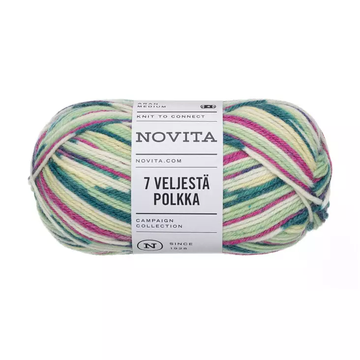 LANKA 7 VELJ. POLKA 100G HEDELMÄ - Sukkalangat - 6412618207858 - 1