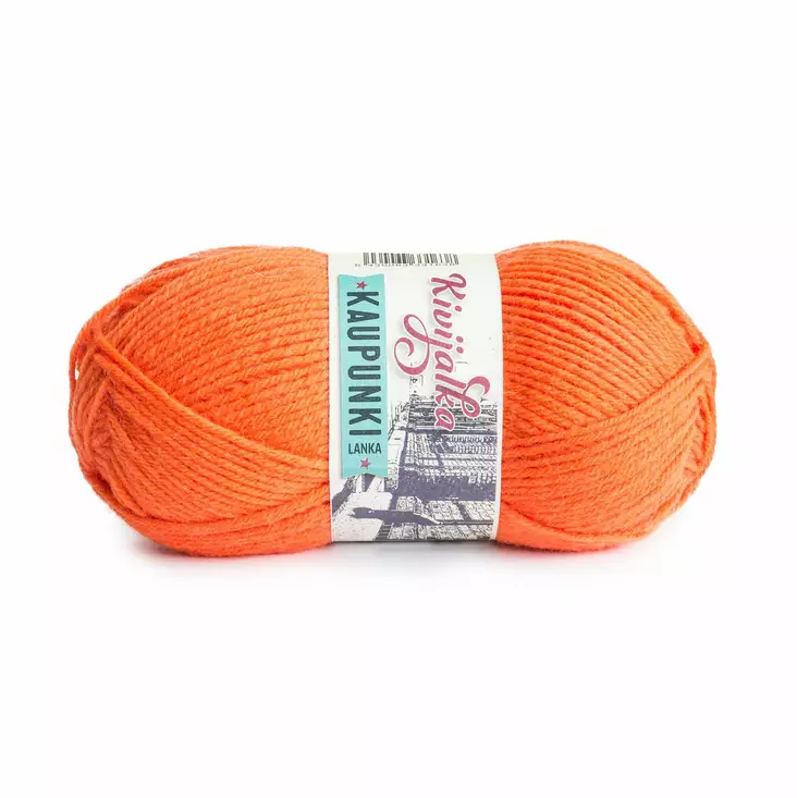 Lanka Kivijalka 71 Kirkasoranssi 100 g - Sukkalangat - 6430063331638 - 1