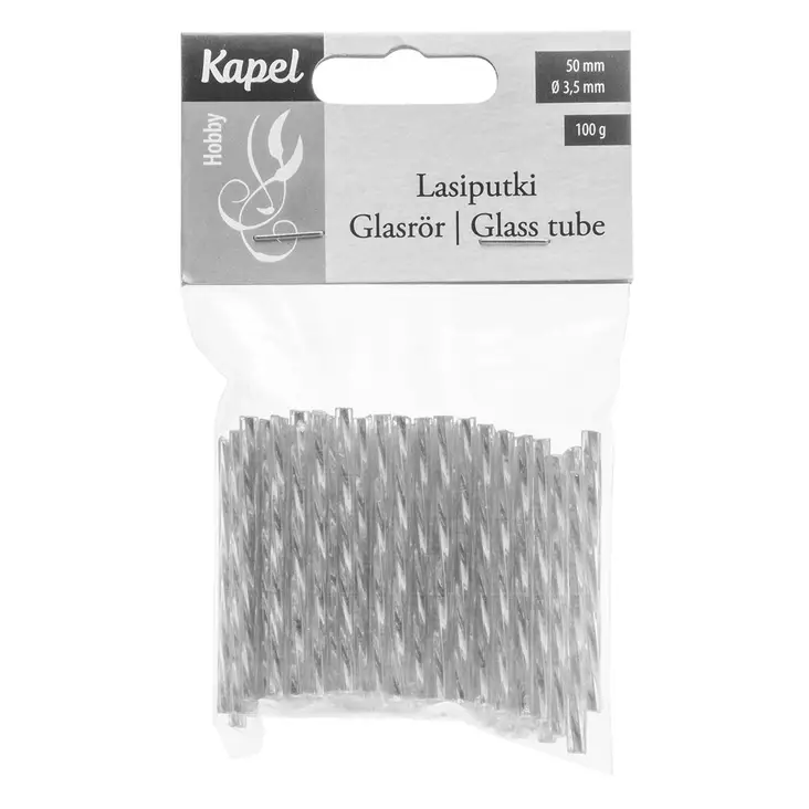 LASIPUTKI KIERRE  50MM HOPEA 100G - Askartelukoristeet ja askarteluhelmet - 6410412969668 - 1