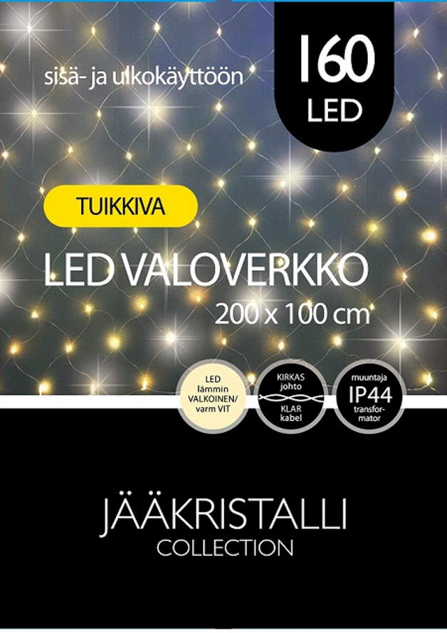 LED -VALOVERHO 160L TUIKKIVA 21M - Ikkunan valokoristeet - 6438159303378 - 1
