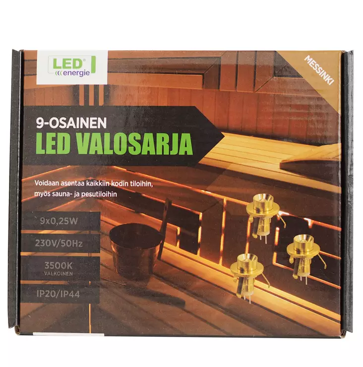 LED VALOSARJA 9-OS MESSINKI - Saunavalaisimet - 6430066031108 - 1