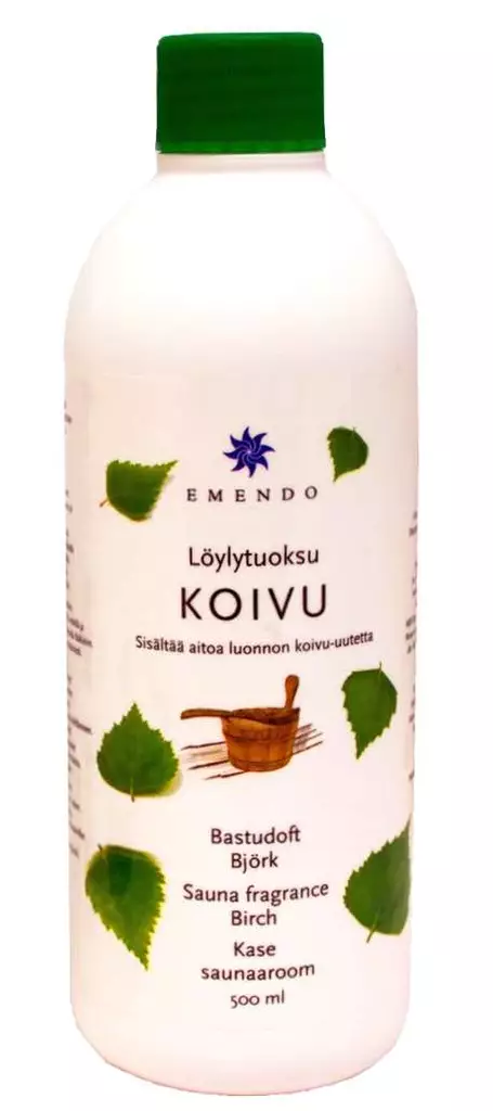 Löylytuoksu Koivu 500ml Emendo - Sauna- ja löylytuoksut - 6417892057168 - 1