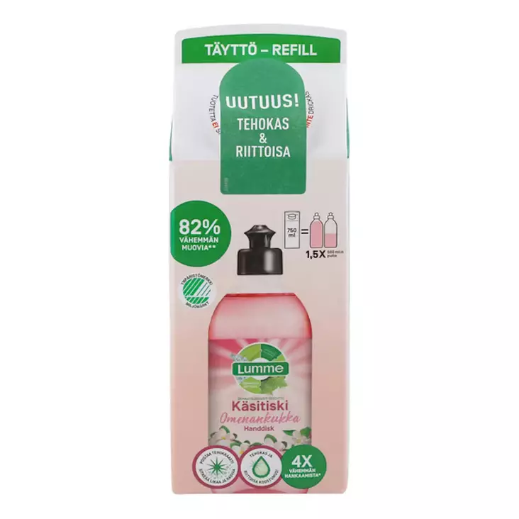 LUMME KÄSITISKIAINE TÄYTTÖPAKKAUS 750ML - Käsitiskiaineet - 7046110318508 - 1