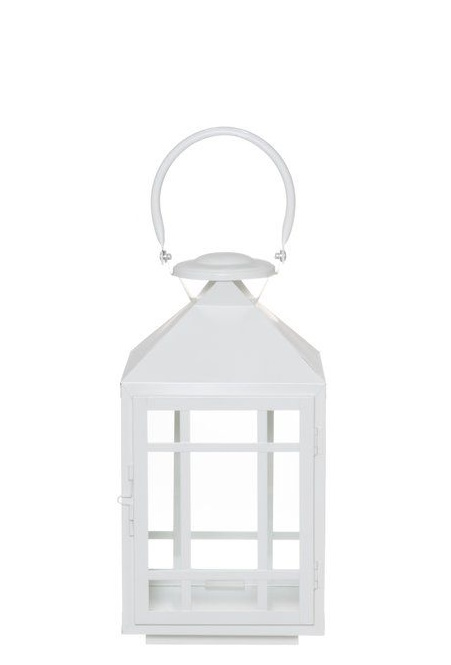 valkoinen lyhty 36cm - Ulkolyhdyt - 6410416191478 - 1