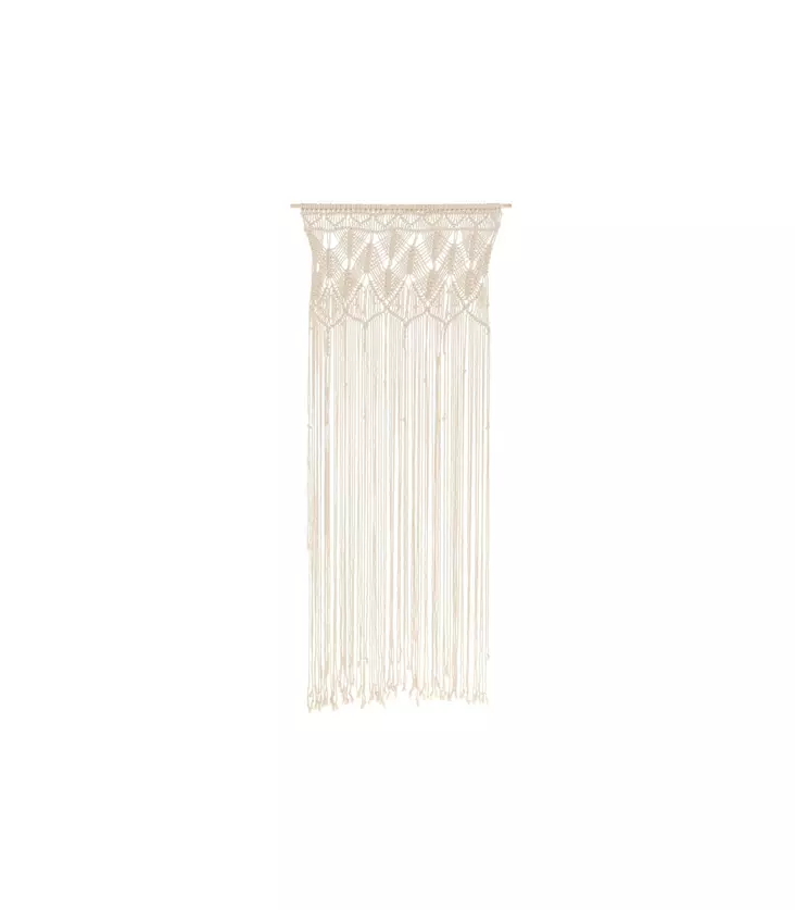 Makramee boheemi oviverho E 90X200 CM 4Living - Verhot ja verhokapat - 6410416011448 - 1