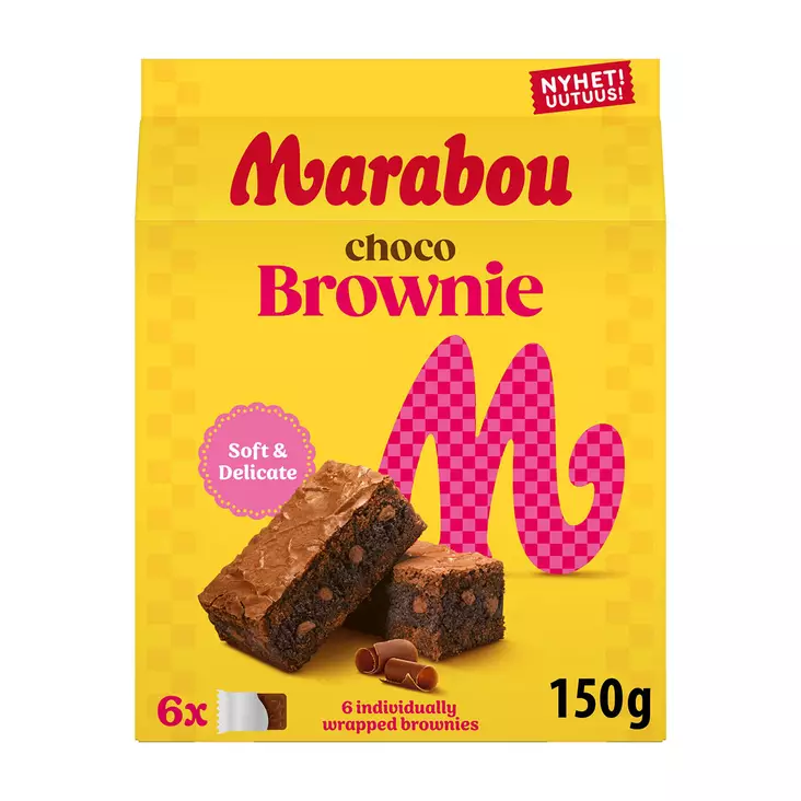 MARABOU BROWNIE LEIVONNAINEN 150G - Leivät, keksit ja leivonnaiset - 7622202029998 - 1