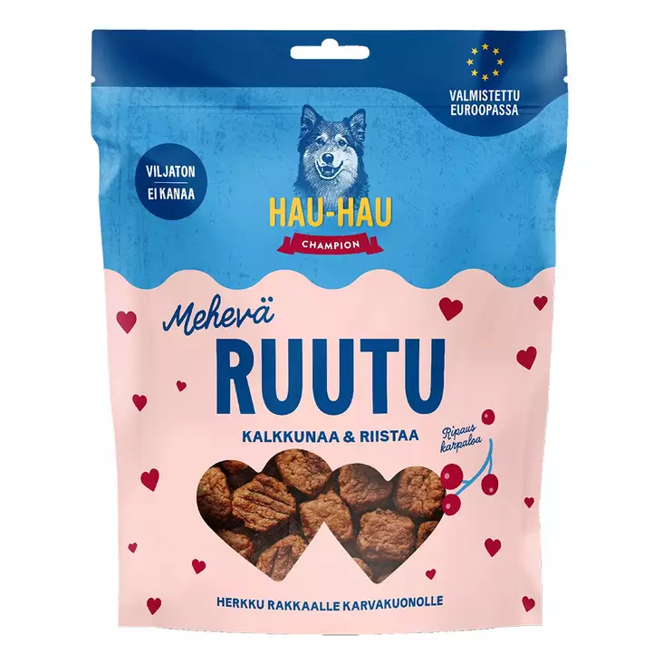 HHC Mehevä ruutu kalkkuna&riista 400g - Koiranruoat ja herkut - 6438554009448 - 1