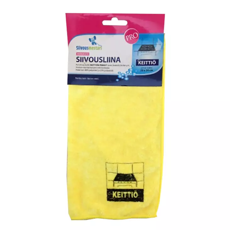 MIKROKUITULIINA KEITTIÖ 30*30 - Siivousliinat ja rätit - 6438159088008 - 1