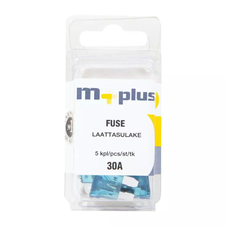 M+ LAATTASULAKE 30A 5 KPL - Sulakkeet ja sulakerasiat - 6417196696858 - 1